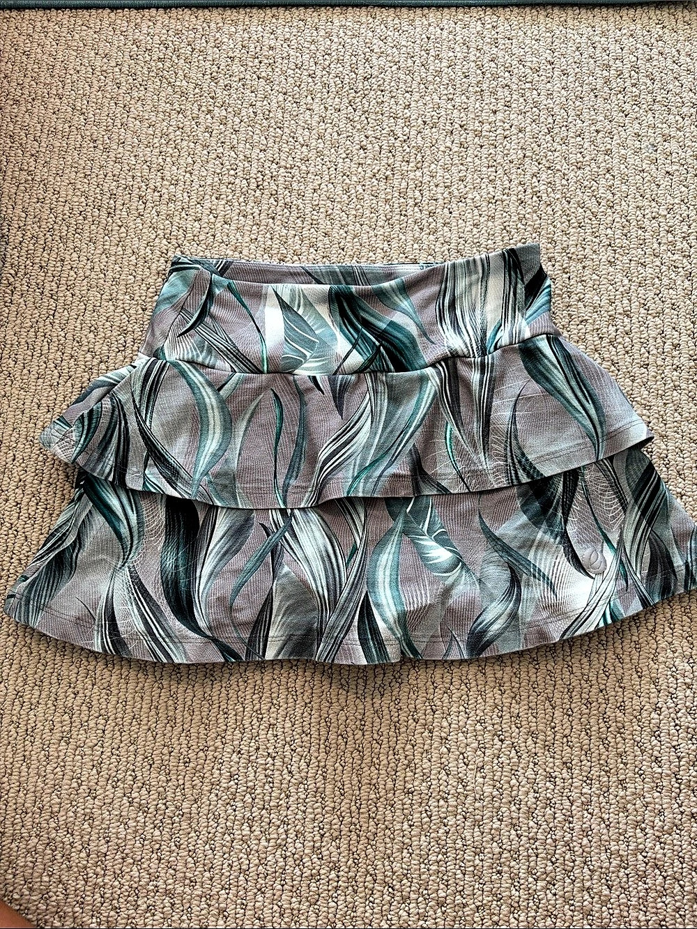 ELEIDE ACTIVE WEAR Abstract Print Mini Skirt